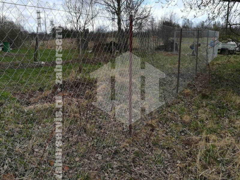 Забор из сетки рабицы в натяг с протяжкой арматуры 200 метров