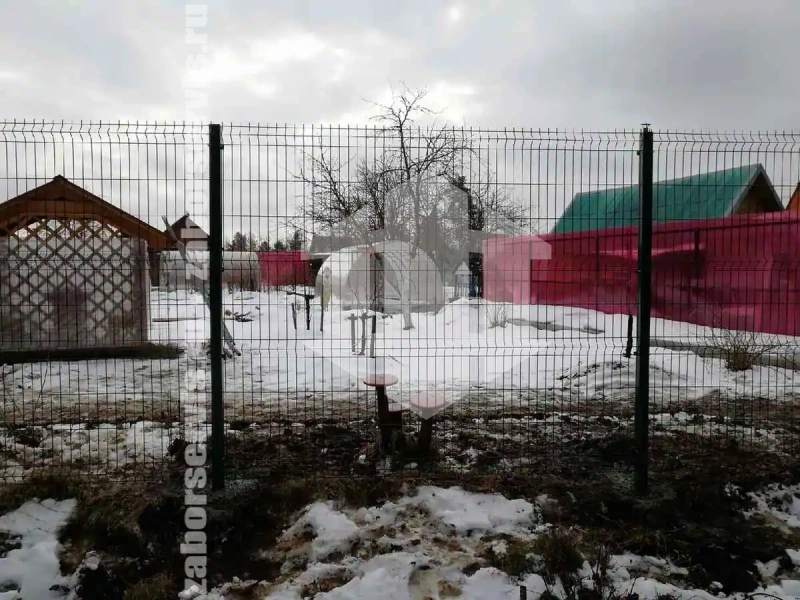 3D заборы для частного дома 63 метра 4мм