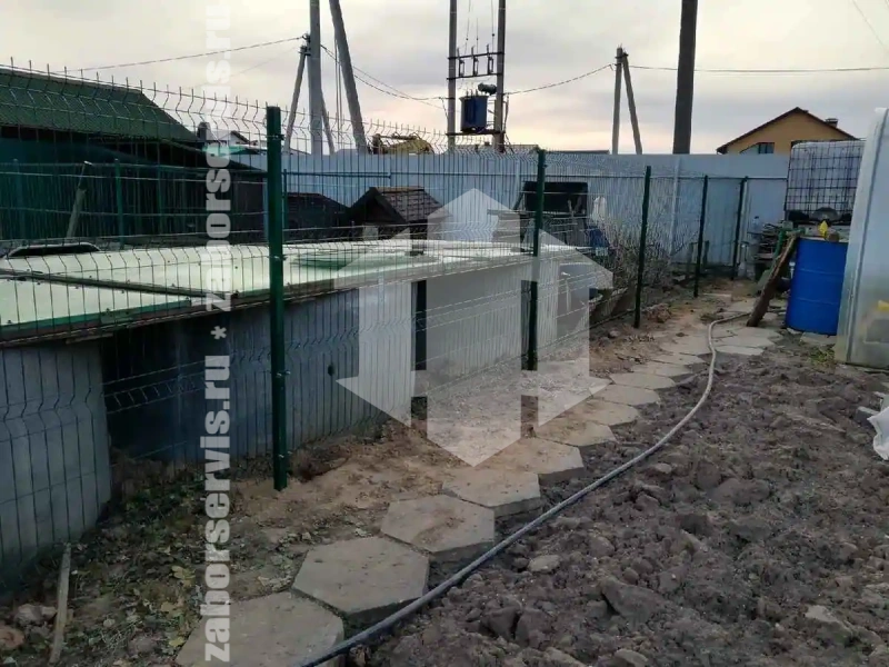 3D забор 97 метров высота 1,8м 4мм