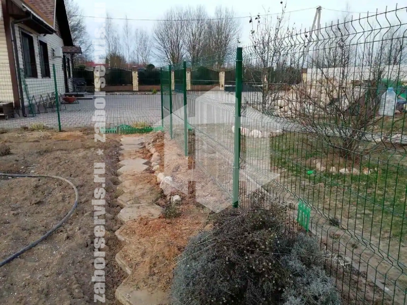 3D забор 97 метров высота 1,8м 4мм