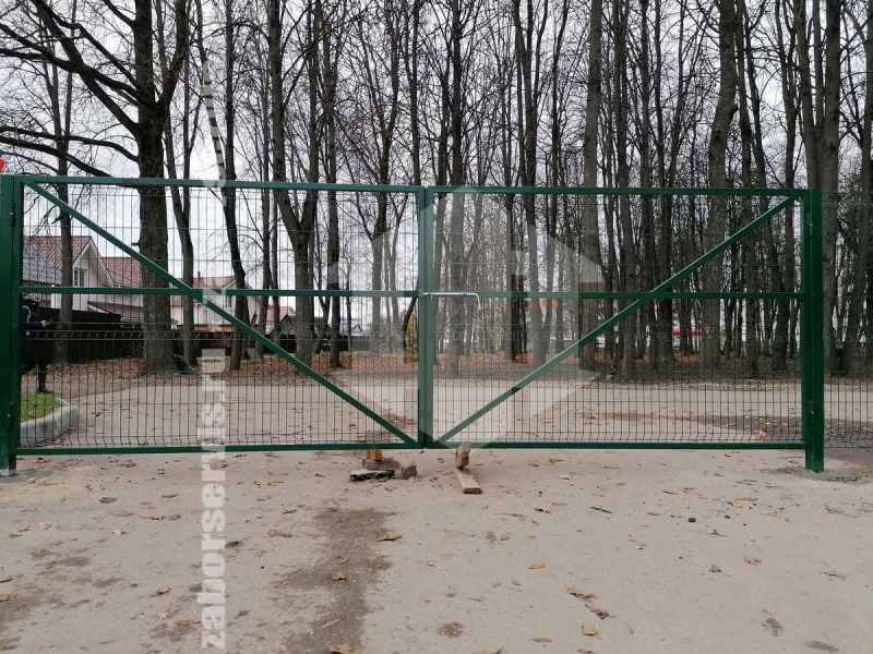 3D забор 98 метров зеленый 5мм