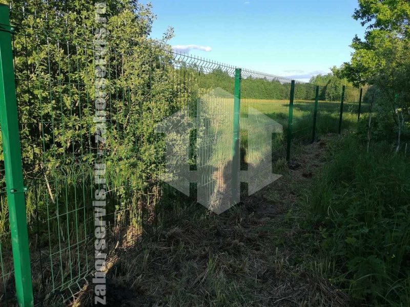 3D заборы для частного дома 20 соток 4мм