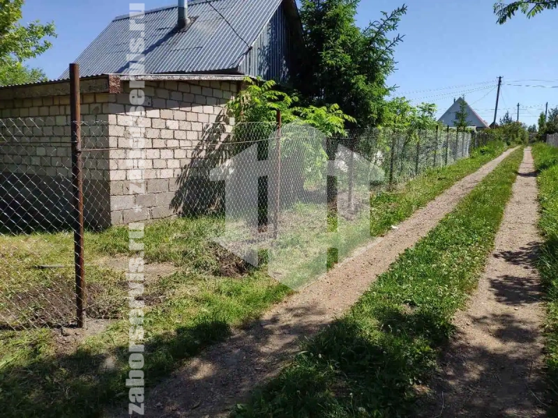 Забор из сетки рабицы с арматурой 68 метров