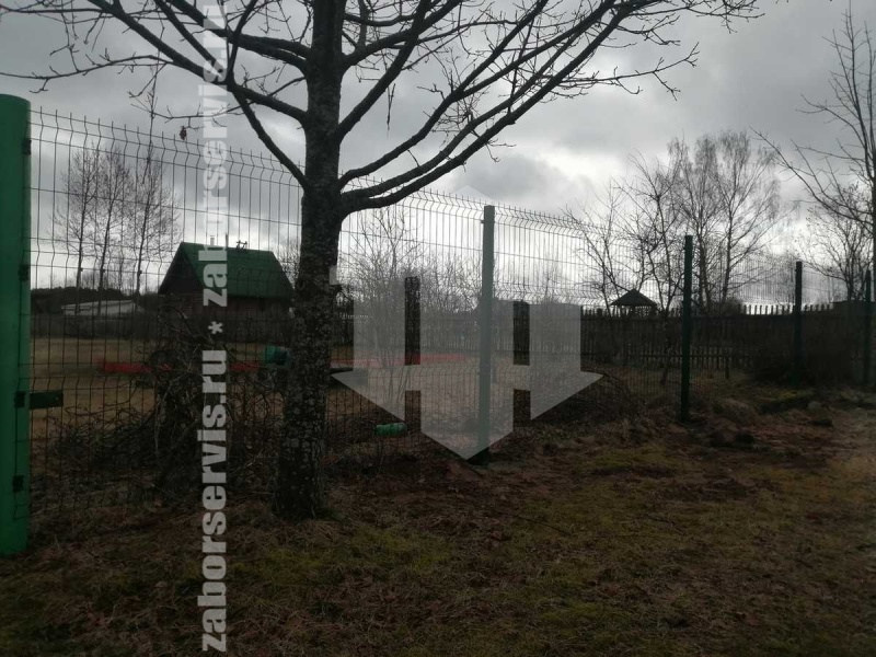 3D заборы для частного дома 8 соток 4мм