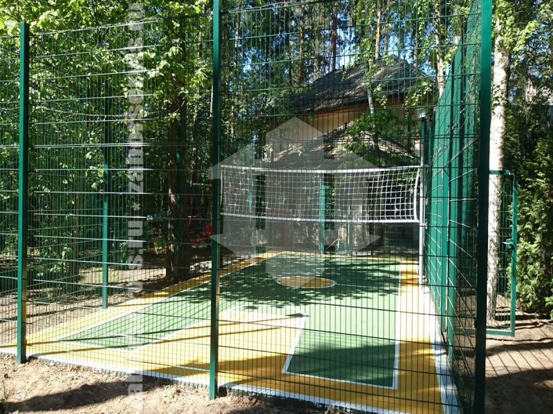 3D заборы зеленый для спортивной площадки 20 метров 3,5мм